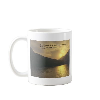 Sunset with Verse Mug by jasonmit