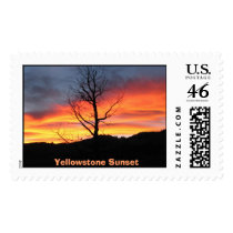 Sunset, Yellowstone Sunset postage