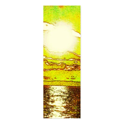 sunsetBurst Skinny Business Cards