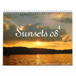 Sunsets 08' wall calendar