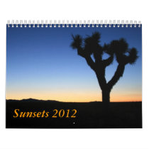 Sunsets 2012 wall calendars