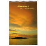 Sunsets 2 2011 Calendar