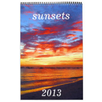 sunsets calendar 2013