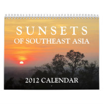 Sunsets of Southeast Asia 2012 Calendar calendars