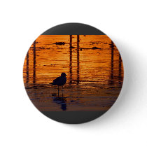 Sunsets Seagulls buttons by lifesphere Sunsets Seagulls buttons