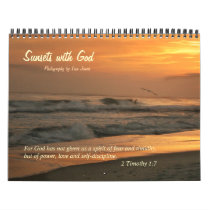 Sunsets with God Wall Calendar