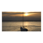 SunsetSailboat051709 Personalized Photo Card