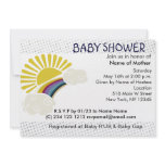 Sunshine and Rainbow Custom Invitations