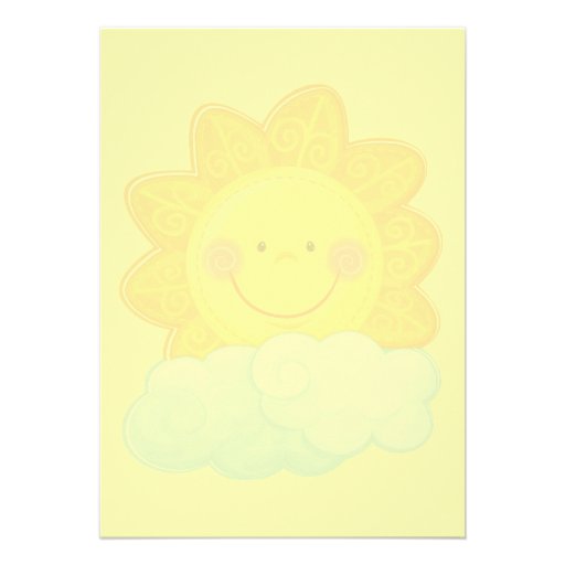 Sunshine  Baby  Shower Invitation