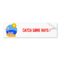 Sunshine Beach Day Bumper Stickers