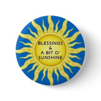 Sunshine Blessings Button button