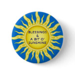 Sunshine Blessings Button