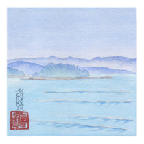 Sunshine Coast Watercolor Print