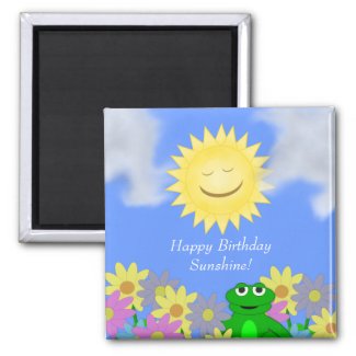 Sunshine Collection Happy Birthday Sunshine magnet