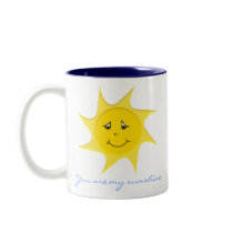 Sunshine Collection mugs by SayItNow Sunshine Collection mugs