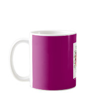 Sunshine Daydreams - Basic Mug (fuschia) by noobeegin Sunshine Daydreams - Basic Mug (fuschia)