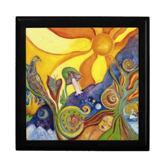 Sunshine Dream Fantasy Fairy Art Jewelry Gift Box