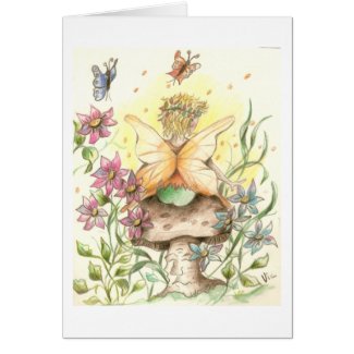 Sunshine Fairy zazzle_card