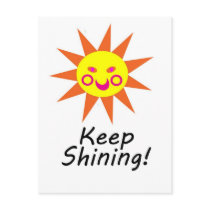 Sunshine Keep Shining Clothing And Gifts Postcards