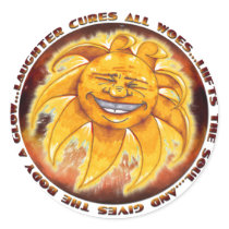 Sunshine Laughter Stickers