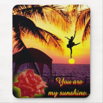 Sunshine Love Mousepad by elenaind Sunshine Love Mousepad