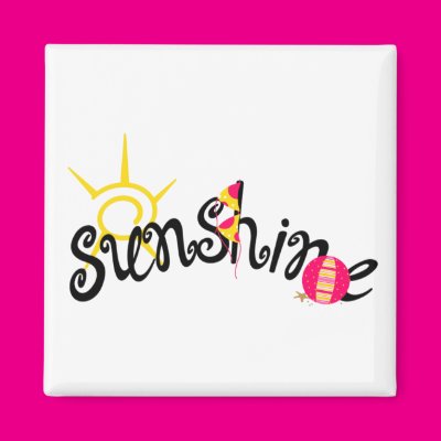 Sunshine Refrigerator Magnets Zazzle_magnet Sunshine Refrigerator Magnets Zazzle_magnet