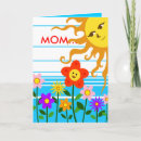 Sunshine Mother's Day Card - Let your mom know she is the sunshine in your life with this cute design!