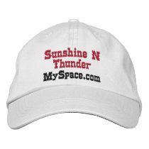Sunshine N Thunder , MySpace.com embroidered hats