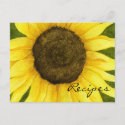 Sunshine On A Stick Recipe Card postcard