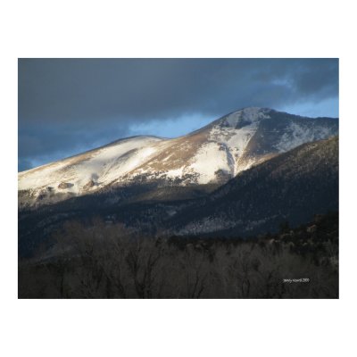 Sunshine on Colorado Mountains Poster by pennysart