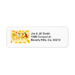 Sunshine Pizza Custom Return Address Labels Sunshine Pizza Custom Return Address Labels