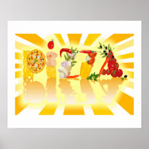 Sunshine Pizza Posters
