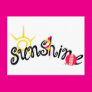 Sunshine Post Card Sunshine Post Card