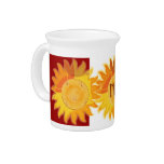 Sunshine Red Milk Pitcher