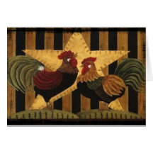 Sunshine Rooster Greeting Card