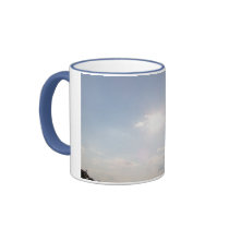 "SUNSHINE SHINING THROUGH" mugs