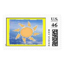 sunshine sky postage