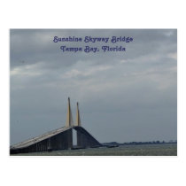 Sunshine Skyway Bridge Tampa Bay, FL. Post Card postcards