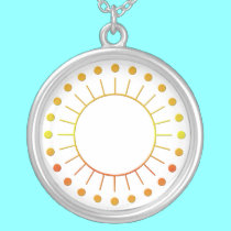 "Sunshine" Sterling Silver Necklace by Artists4God "Sunshine" Sterling Silver Necklace