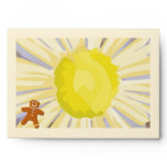 Sunshine, Sunflower, Baby Birth Celebration Envelopes