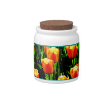 Sunshine Tulips Candy Dish