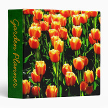 Sunshine Tulips Vinyl Binder