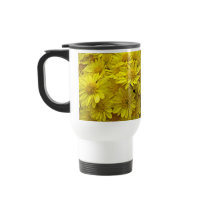 Sunshine Yellow Chrysanthemums Coffee Mugs