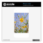 Sunshine Yellow iPhone 4S Decal