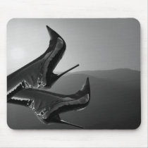 Sunst Boots Mouse Pad mousepads by uniqueandkinky Sunst Boots Mouse Pad mousepads