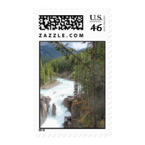 Sunwapta falls, Alberta, Canada postage