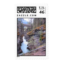 Sunwapta falls, Alberta, Canada Postage