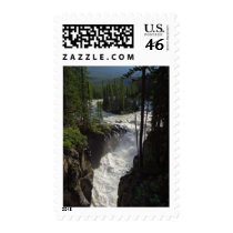 Sunwapta Falls In Jasper National Park postage