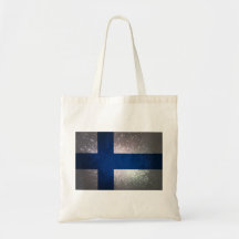 Suomen lippu canvas bag