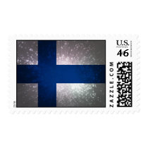 Suomen lippu postage